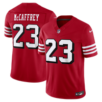 San Francisco 49ers Christian McCaffrey Nike Scarlet Alternate Vapor F.U.S.E. Stitched Limited Jersey