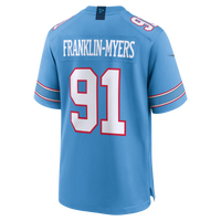 Tennessee Titans John Franklin-Myers Nike Light Blue Team Game Jersey