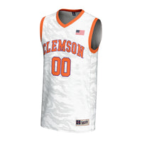 Clemson Tigers GameDay Greats NIL Pick-A-Player Basketball Lightweight Jersey - White