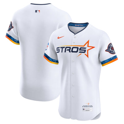 Houston Astros Nike White 2025 City Connect Elite Jersey