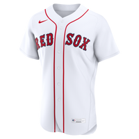 Boston Red Sox Nike White Home Authentic Custom Jersey