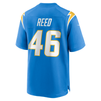 Los Angeles Chargers Nikko Reed Nike Powder Blue Team Game Jersey