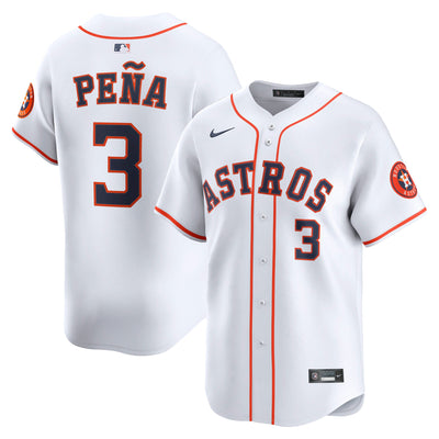 Houston Astros Jeremy Peña Nike White Home Limited Player Jersey