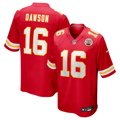 Kansas City Chiefs Len Dawson Nike Red Game Retired Player Jersey