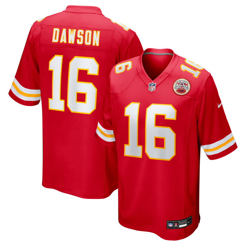 Kansas City Chiefs Len Dawson Nike Red Game Retired Player Jersey