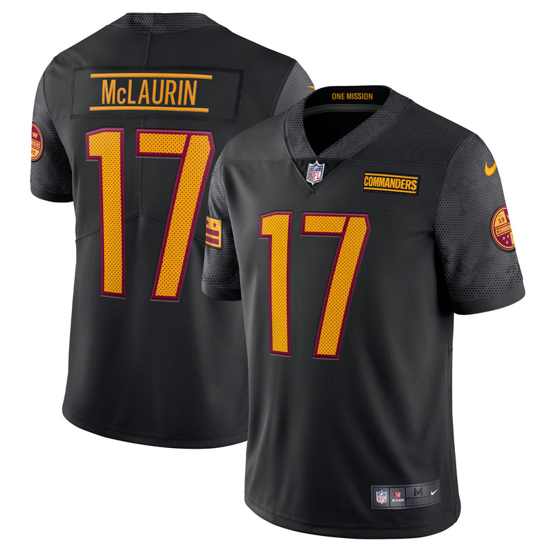 Washington Commanders Terry McLaurin Nike Black Alternate Vapor Limited Jersey