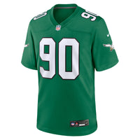 Philadelphia Eagles Mike Golic Nike Kelly Green Retired Player Alternate Game Jersey