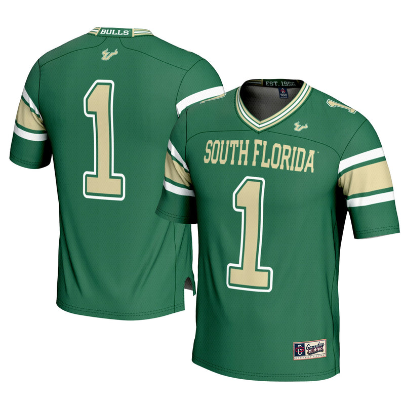 GameDay Greats #1 Green South Florida Bulls Football Jersey