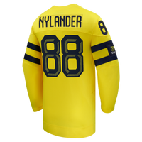 Sweden Hockey William Nylander Nike Yellow 2026 Away Replica Jersey