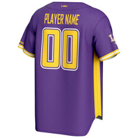 LSU Tigers GameDay Greats NIL Pick-A-Player Lightweight Baseball Jersey - Purple