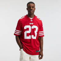San Francisco 49ers Christian McCaffrey Nike Scarlet Game Player Jersey