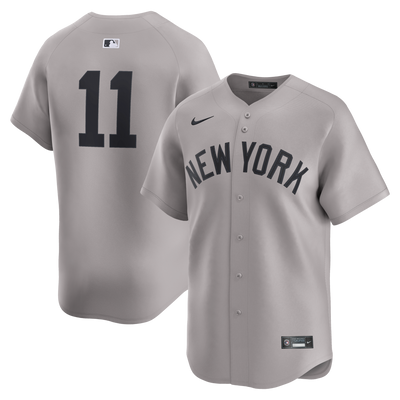 New York Yankees Anthony Volpe Nike Gray Road Limited Player Jersey