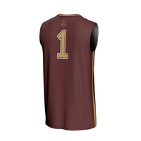 #1 Texas State Bobcats GameDay Greats Lightweight Basketball Fashion Jersey - Maroon