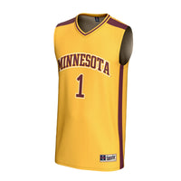 #1 Minnesota Golden Gophers GameDay Greats Lightweight Collegiate Basketball Fashion Jersey - Gold