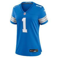 Detroit Lions Number 1 Mom Nike Blue Game Jersey