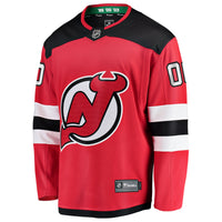 New Jersey Devils Fanatics Red Home Breakaway Custom Jersey
