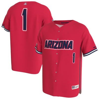 Arizona Wildcats GameDay Greats Lightweight Collegiate Baseball Fashion Jersey - Red