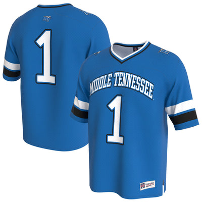 MTSU Blue Raiders GameDay Greats Lightweight Collegiate Football Fashion Jersey - Royal