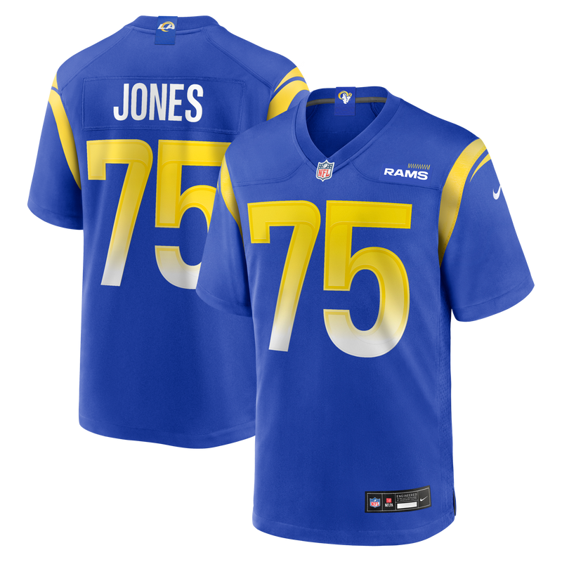 Los Angeles Rams Deacon Jones Nike Royal Game Retired Player Jersey