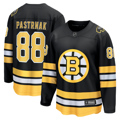 Boston Bruins David Pastrnak Fanatics Black Home Breakaway Jersey