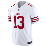 San Francisco 49ers Brock Purdy Nike White Vapor F.U.S.E. Limited Jersey