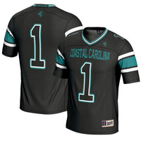 #1 Coastal Carolina Chanticleers GameDay Greats Endzone Football Jersey - Black