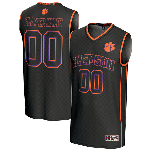 Clemson Tigers GameDay Greats Lightweight Collegiate Basketball NIL Pick-A-Player Fashion Jersey - Black