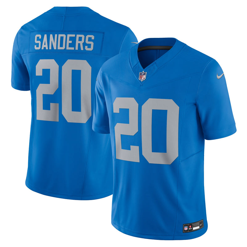Detroit Lions Barry Sanders Nike Blue Vapor F.U.S.E. Alternate Limited Jersey