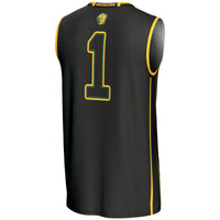 #1 NDSU Bison GameDay Greats Lightweight Basketball Jersey - Black