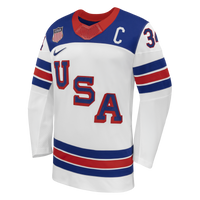 Auston Matthews Nike White US Hockey 2026 Away Replica Jersey