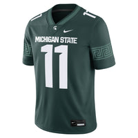 Alessio Milivojevic Michigan State Spartans Nike Game Football Jersey - Green