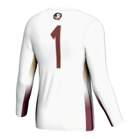 #1 Florida State Seminoles GameDay Greats Lightweight Volleyball Jersey - White