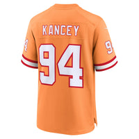 Tampa Bay Buccaneers Calijah Kancey Nike Orange Alternate Game Jersey