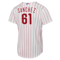 Male Philadelphia Phillies Cristopher Sánchez Nike White Home Replica Jersey