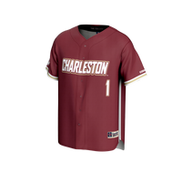 #1 Charleston Cougars GameDay Greats Lightweight Baseball Fashion Jersey - Maroon