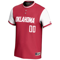 Oklahoma Sooners GameDay Greats NIL Pick-A-Player Lightweight Softball Jersey - Crimson