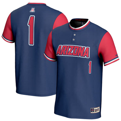 Arizona Wildcats GameDay Greats Lightweight Softball Fashion Jersey - Navy