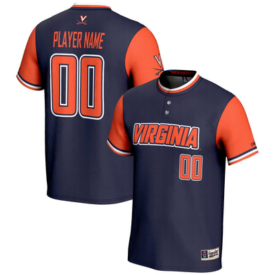 Virginia Cavaliers GameDay Greats NIL Pick-A-Player Lightweight Softball Jersey - Navy