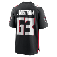 Atlanta Falcons Chris Lindstrom Nike Black Game Jersey