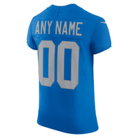 Detroit Lions Nike Blue Alternate Vapor F.U.S.E. Elite Custom Jersey