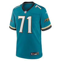 Jacksonville Jaguars Tony Boselli Nike Teal Prowler Throwback Retired Player Game Jersey