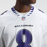 Baltimore Ravens Lamar Jackson Nike White Game Jersey