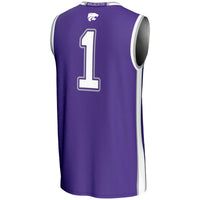 #1 Kansas State Wildcats GameDay Greats Lightweight Basketball Jersey - Purple