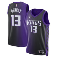 Sacramento Kings Jordan Brand Statement Edition Swingman Jersey - Purple - Keegan Murray