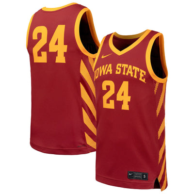Iowa State Cyclones Nike Replica Basketball Jersey - Cardinal