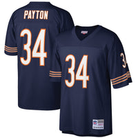 Chicago Bears Walter Payton Mitchell & Ness Navy Big & Tall 1985 Retired Player Replica Jersey