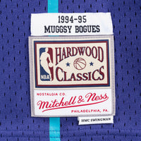 Charlotte Hornets Mitchell & Ness Muggsy Bogues 1994 Swingman Alternate Authentic Jersey - Purple