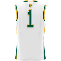#1 NDSU Bison GameDay Greats Lightweight Basketball Jersey - White