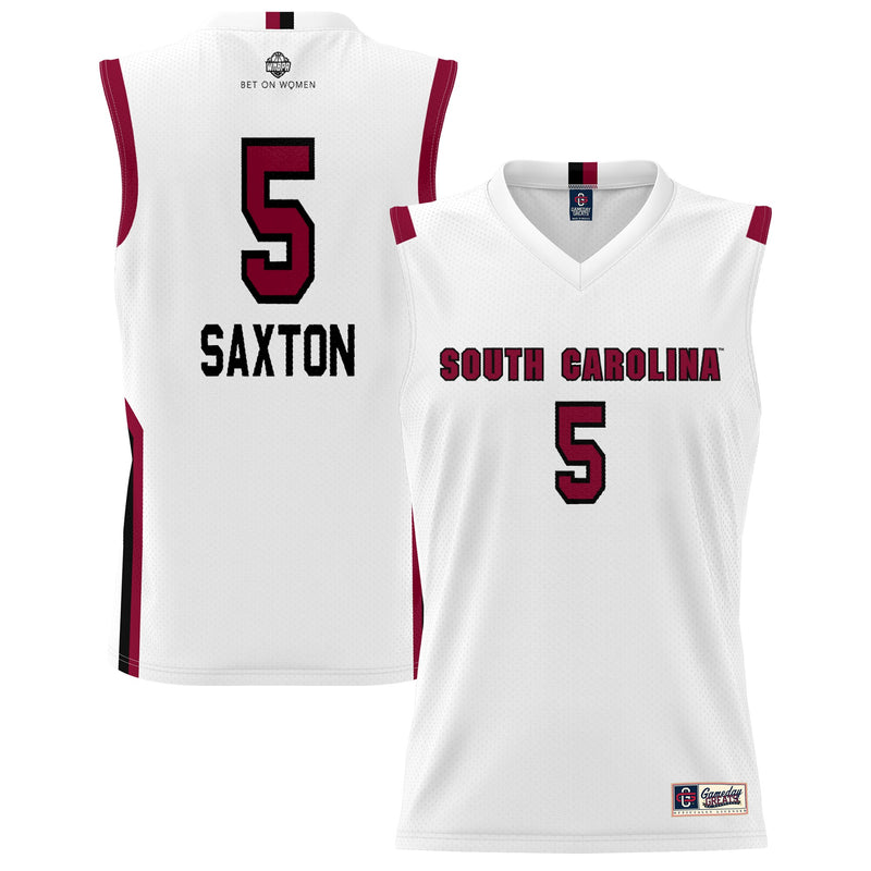 Victaria Saxton South Carolina Gamecocks GameDay Greats Lightweight Basketball Alumni Jersey - White