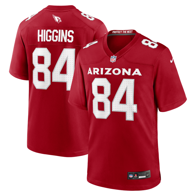 Arizona Cardinals Elijah Higgins Nike Cardinal Team Game Jersey
